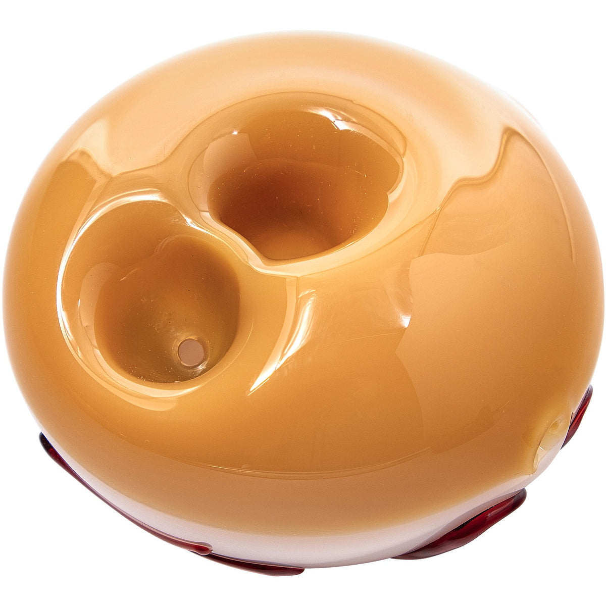 LA Pipes - "Frosted Donut" Glass Pipe