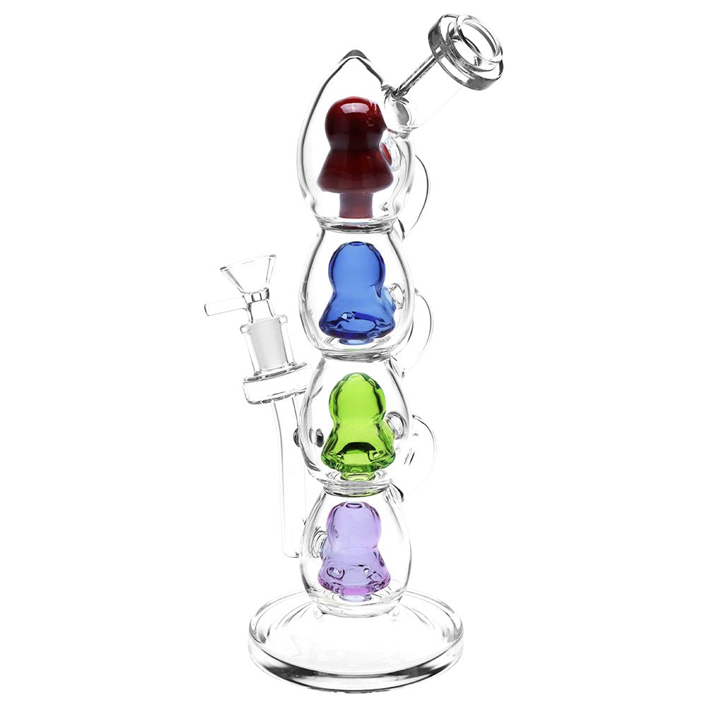 Pulsar ~ Stacks on Stacks Glass Water Pipe - 11.75"