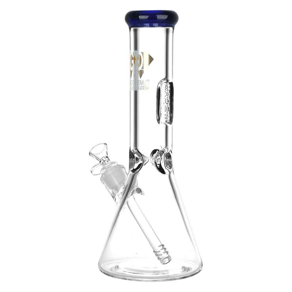 Diamond Glass - American Made Beaker Bong - 11.75" / 14mm F