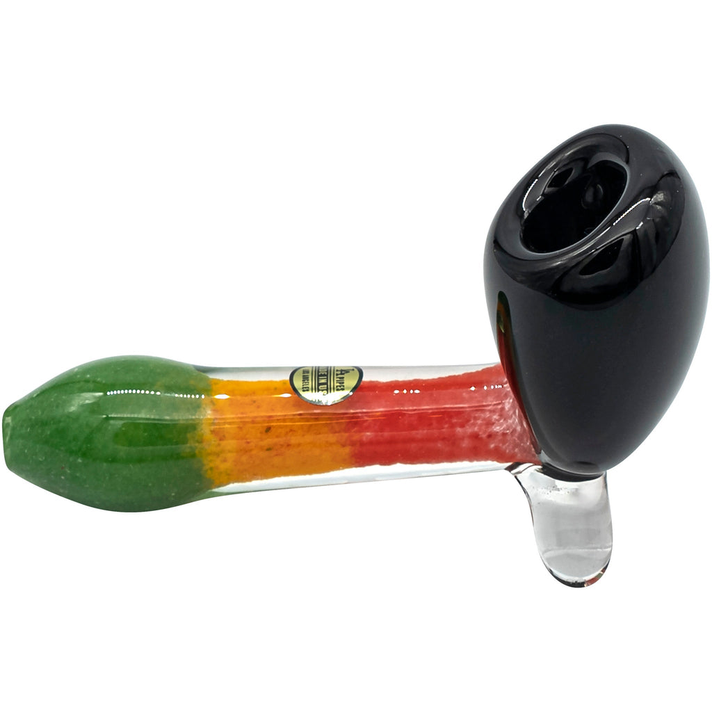 LA Pipes - "Sattdown Rasta" Sherlock Glass Pipe