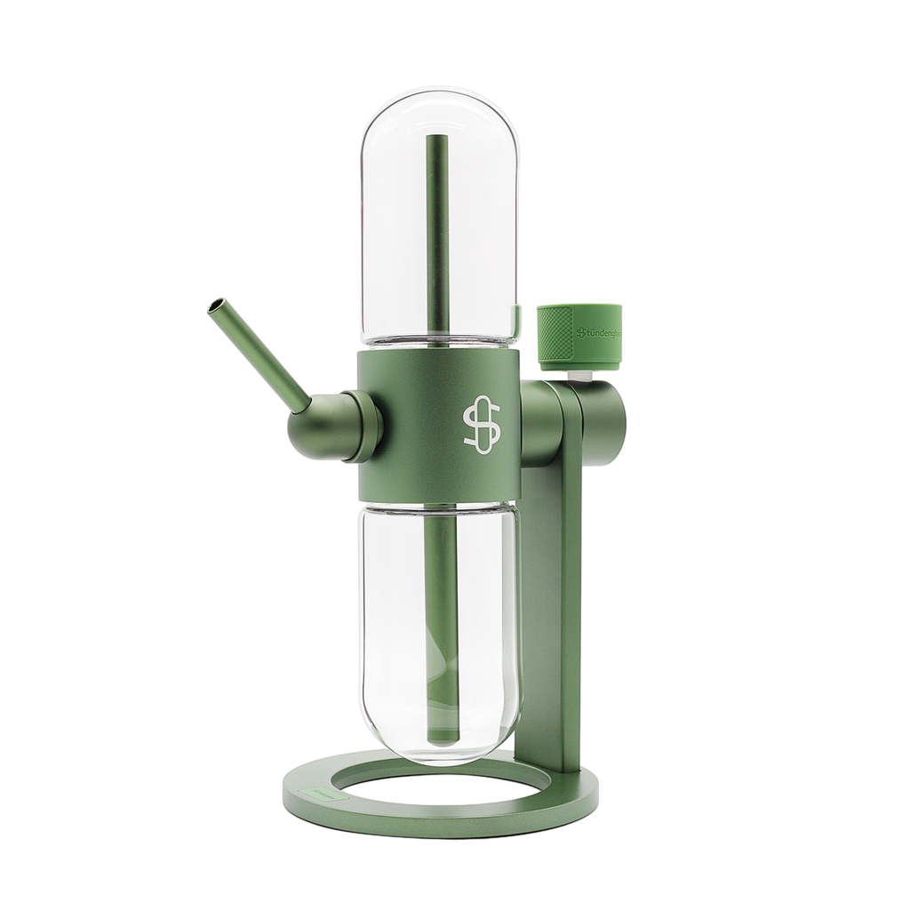 Stündenglass ~ Gravity Infuser - Olive Green | 360° Gravity Hookah