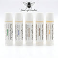 Organic Coconut Oil & Organic Beeswax Lip Balm, Shea Butter Lip Care, Peppermint Lavender Warm Vanilla Orange Coconut Cream Flavor Options