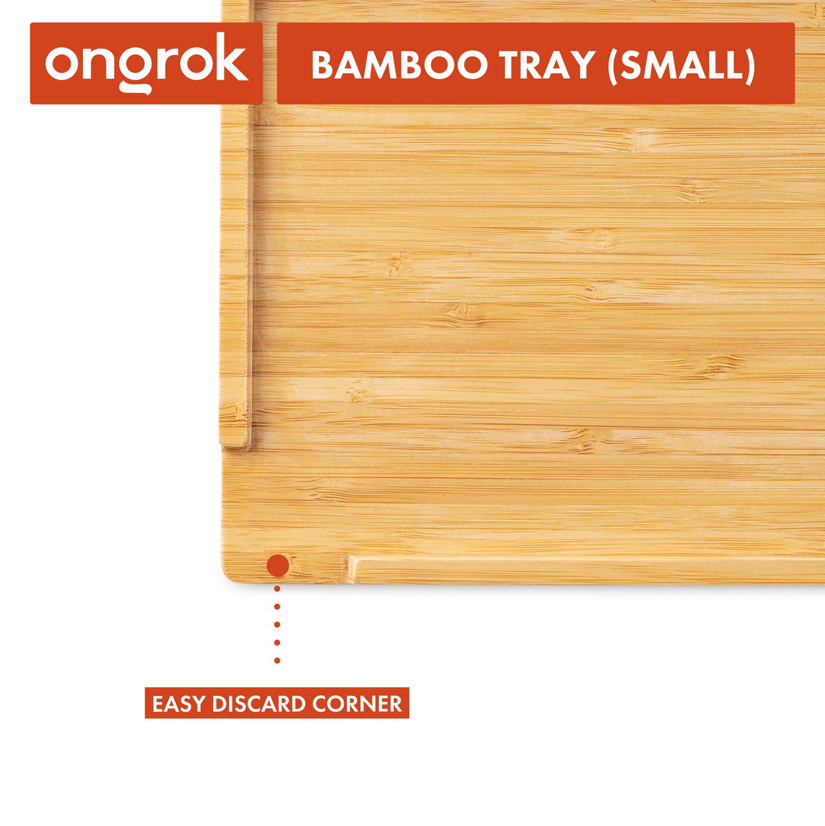 Ongrok - Sustainable Small Bamboo Wood Tray