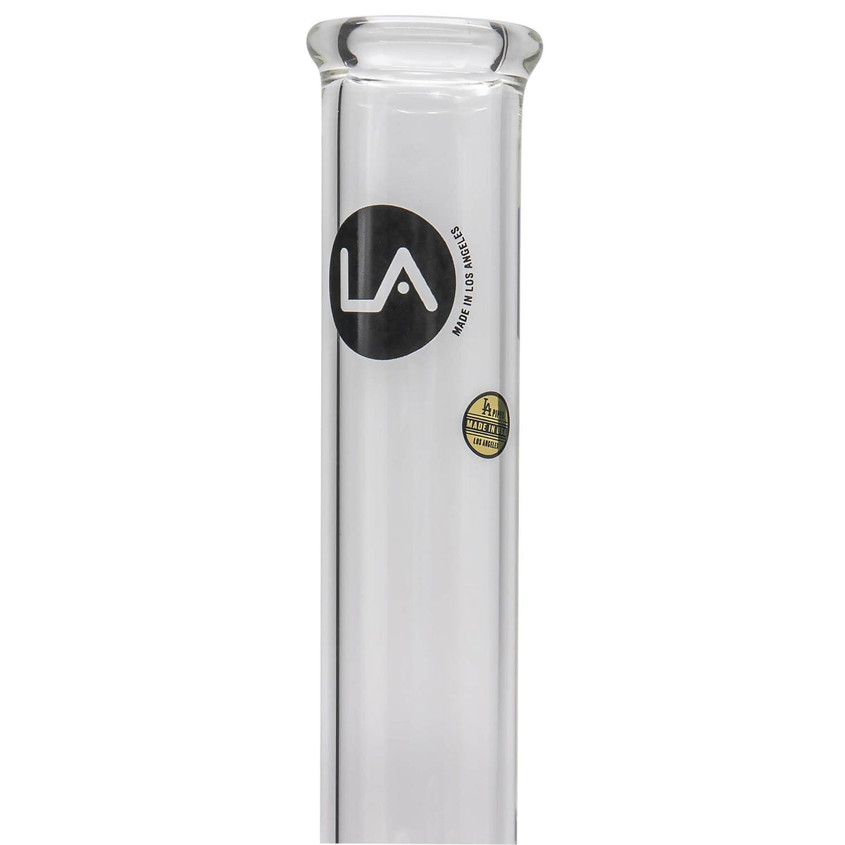 LA Pipes - 12" Clear Straight Shot Bong