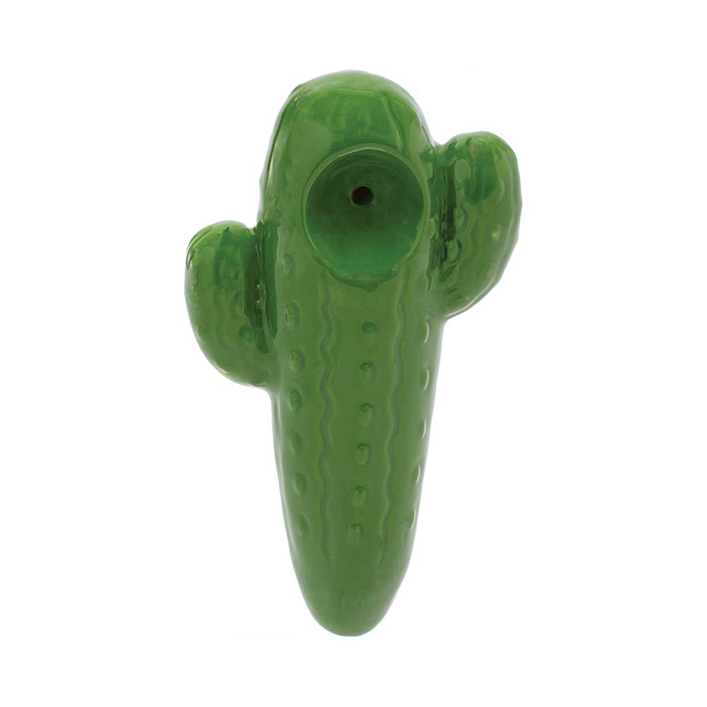 WACKY BOWLZ ~ CACTUS CERAMIC HAND PIPE