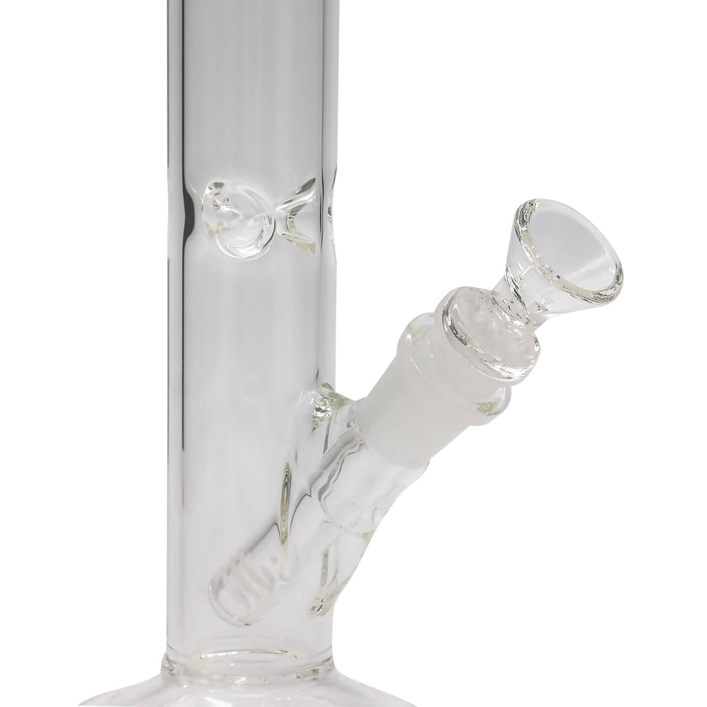 LA Pipes - 12" Clear Straight Shot Bong