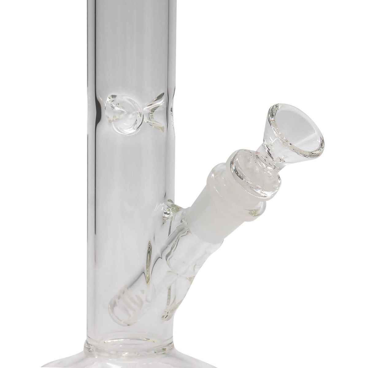 LA Pipes - 12" Clear Straight Shot Bong