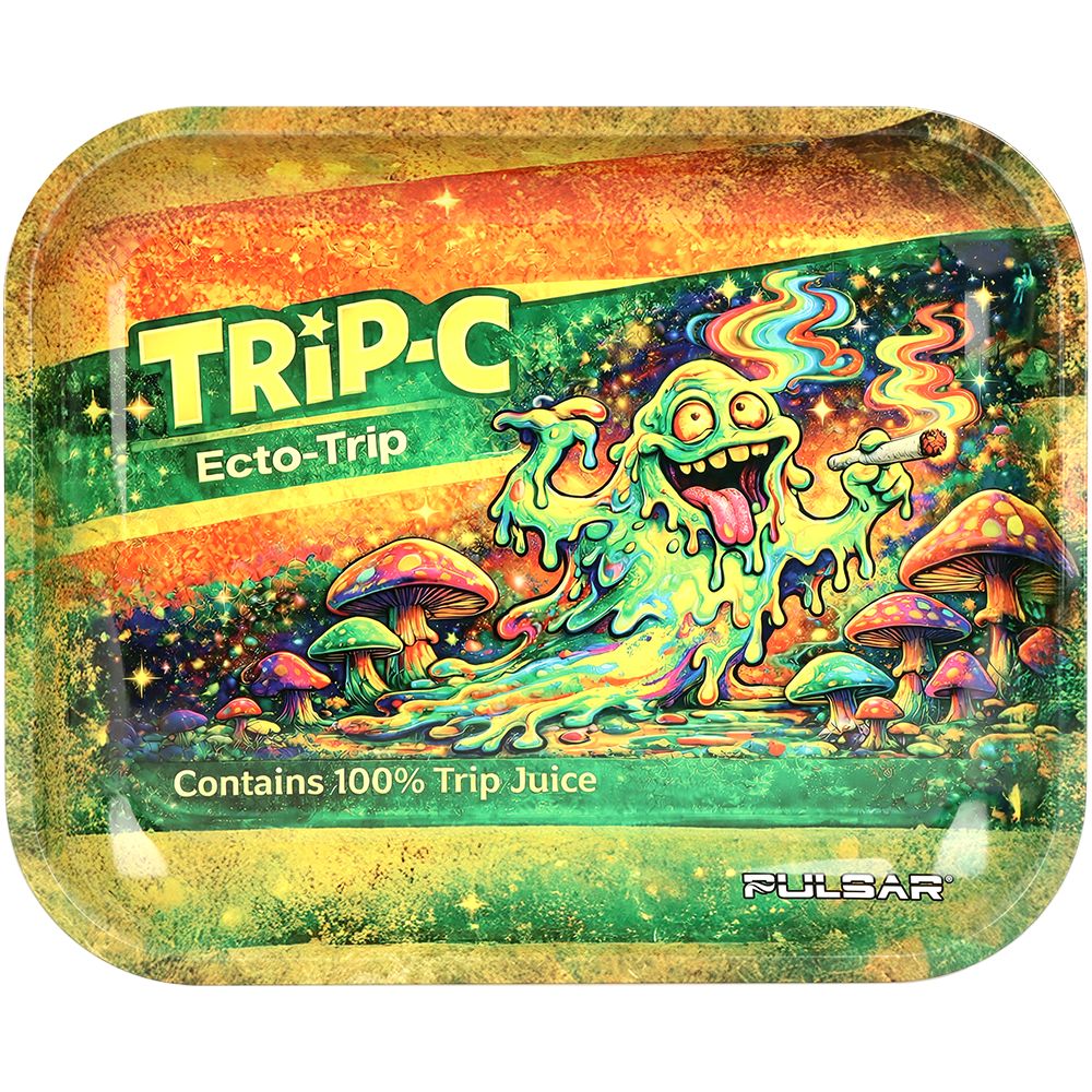 Pulsar ~ Metal Rolling Tray - Trip-C / 13"x 11"