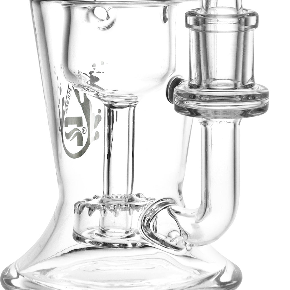 Pulsar ~ Incycler Rig w/ Circ Perc - 6.75" / 14mm F / Clear