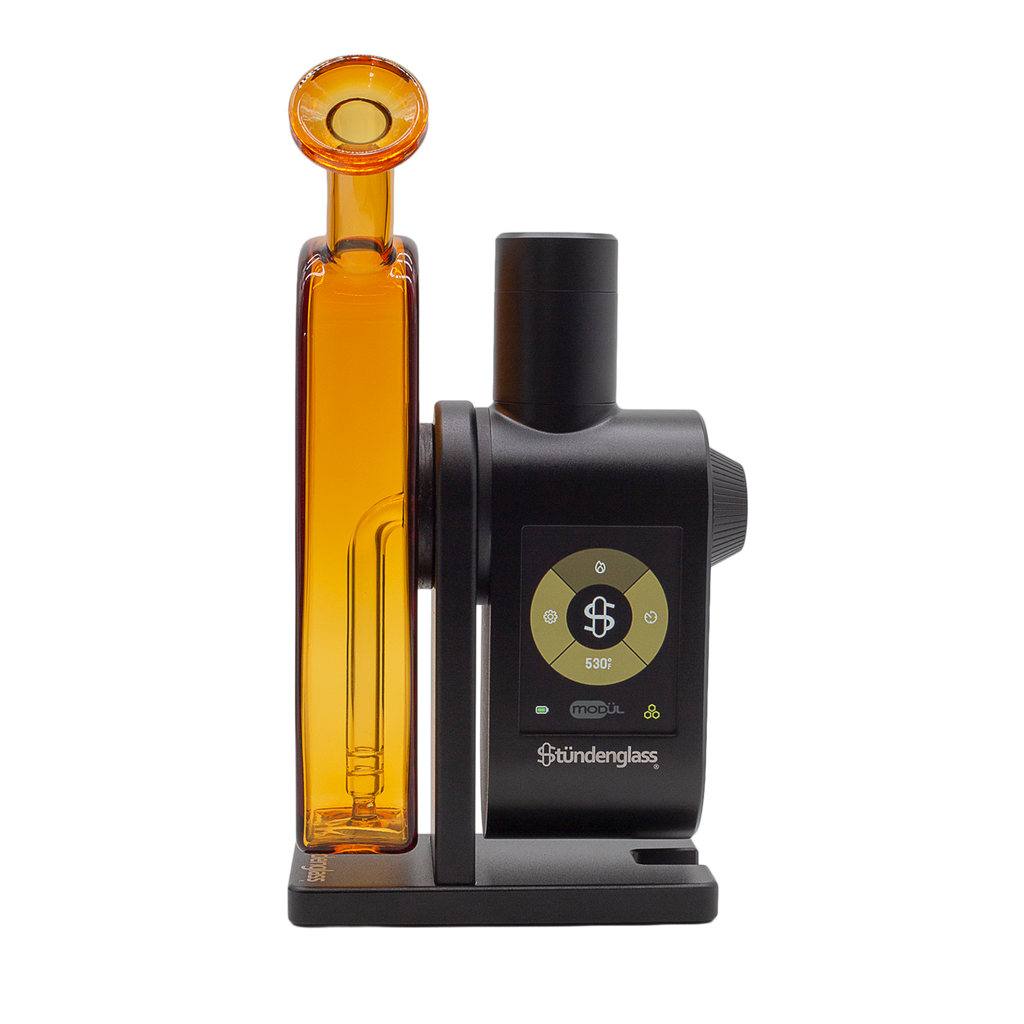 Stündenglass ~ Modül + Dok Deluxe Travel Set - Amber Glass