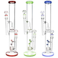 Pulsar ~ Dub Fungi Straight Tube Water Pipe- 17"/14mm F / Colors Vary