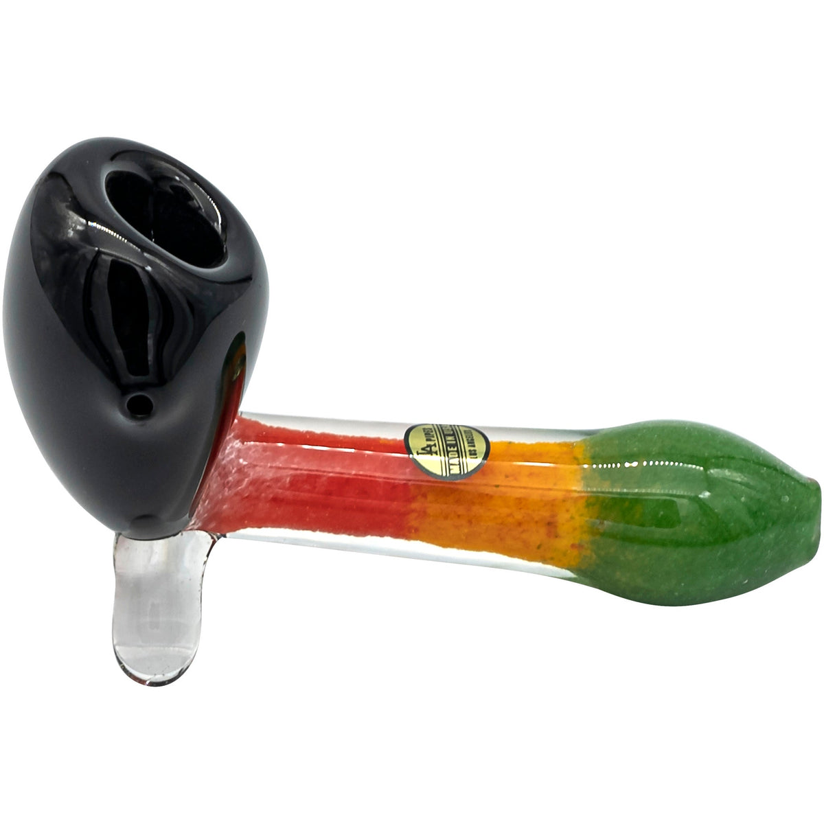 LA Pipes - "Sattdown Rasta" Sherlock Glass Pipe