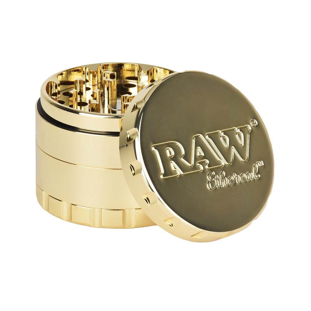 RAW - Ethereal Gold-Plated Stainless Steel Grinder - 4pc / 2.25"