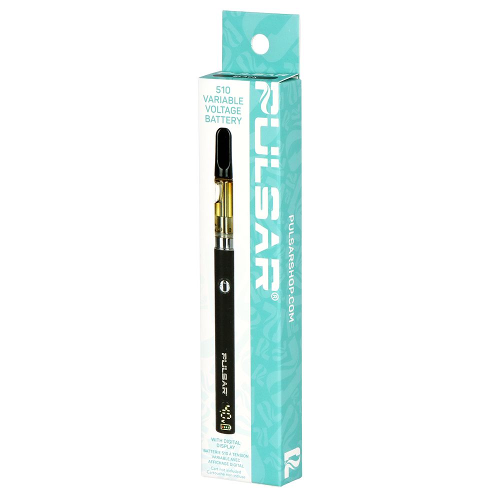 Pulsar ~ Digital Display Slim Variable Voltage 510 Vape Battery | 400mAh