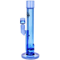 Pulsar ~ Transporter Kicked Straight Tube Glass Water Pipe | 14" | 14mm F