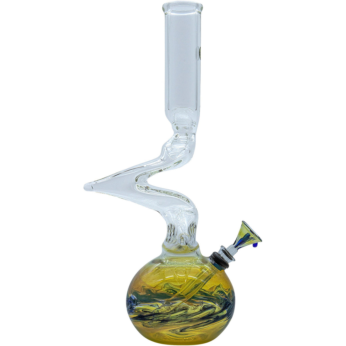 LA Pipes - "Switchback" Bubble Base Bong