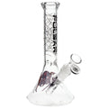 Pulsar ~ Eyes of 100 Beaker Glass Water Pipe - 8.75" / 14mm F