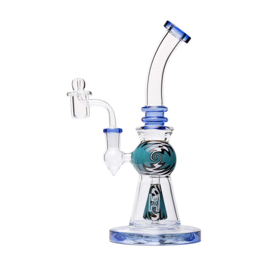 Human Grade - 10" Mini Gumball Rig Glass Water Pipe