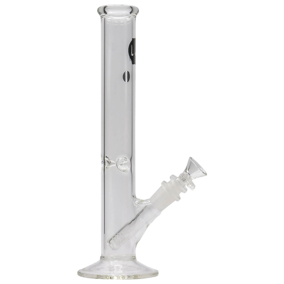 LA Pipes - 12" Clear Straight Shot Bong