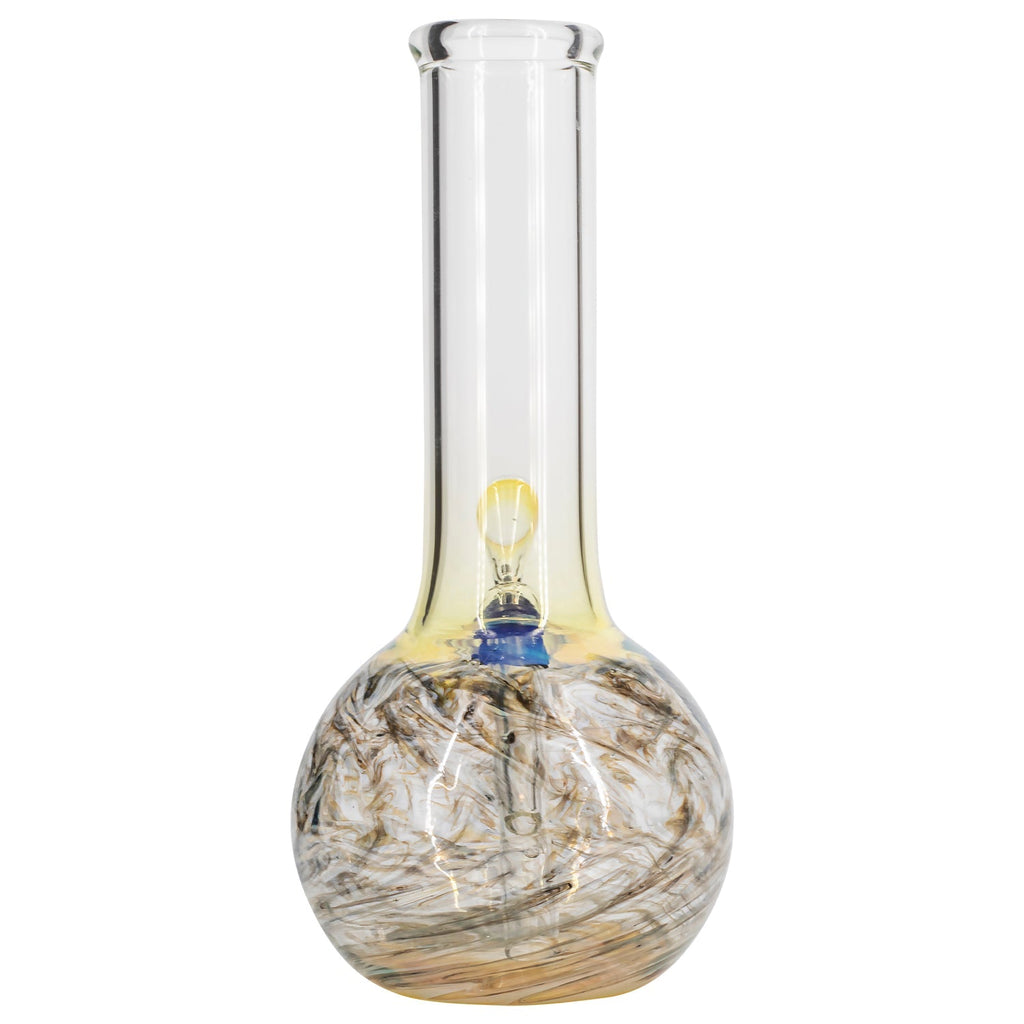 LA Pipes - Raked Tiger Stripe Accented Beaker Bong 8"