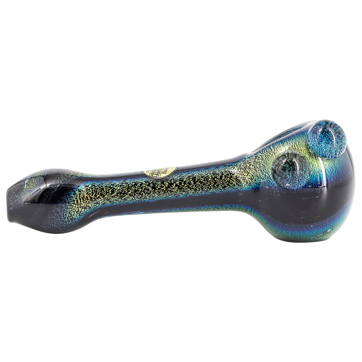 LA Pipes - Full Dichro Spoon with Clear Marbles