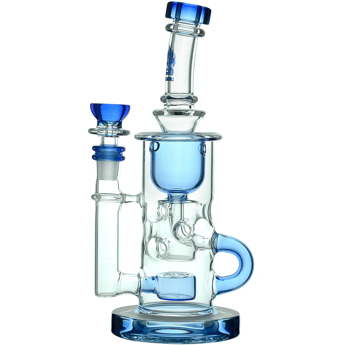 Calibear - Cascade Flower Of Life Klein Recycler Dab Rig