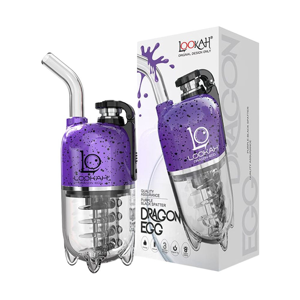 Lookah ~ Dragon Egg eRig Bubbler | Spatter Edition | 950mAh