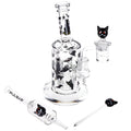 Pulsar ~ Superstitious Kitty Glass Dab Rig Set - 8" / 14mm F