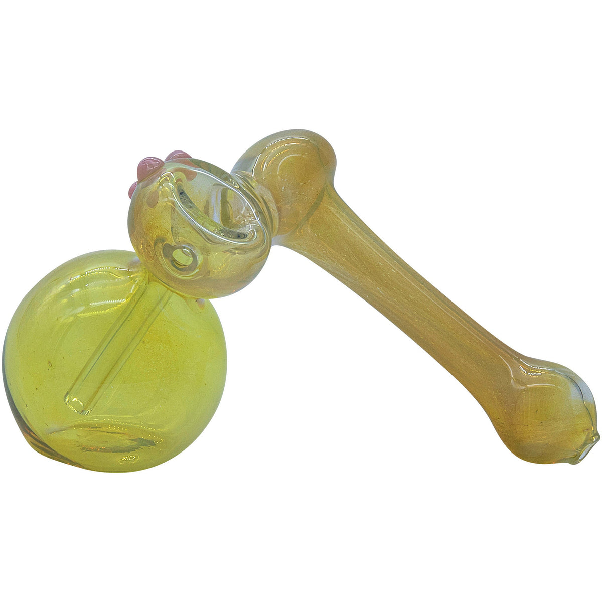 LA Pipes - "Silver Sidecar" Fumed Hammer Sidecar Pipe (Various Colors)