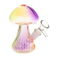 SeshGear ~ Electroplated Mushroom Glass Bubbler - 4.75" / 14mm F