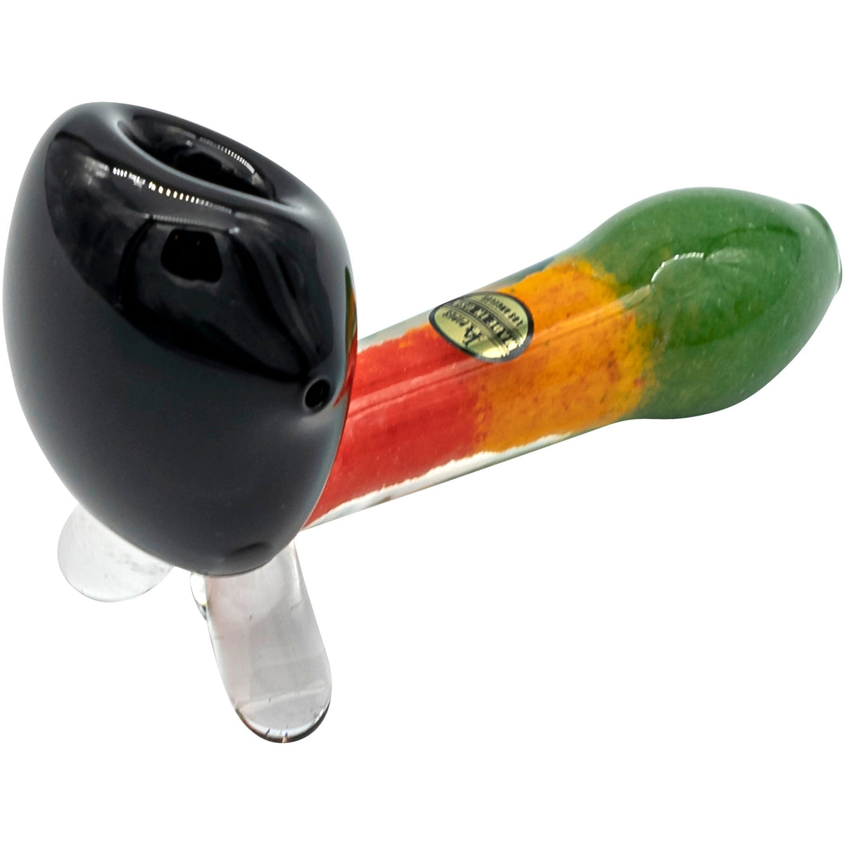LA Pipes - "Sattdown Rasta" Sherlock Glass Pipe
