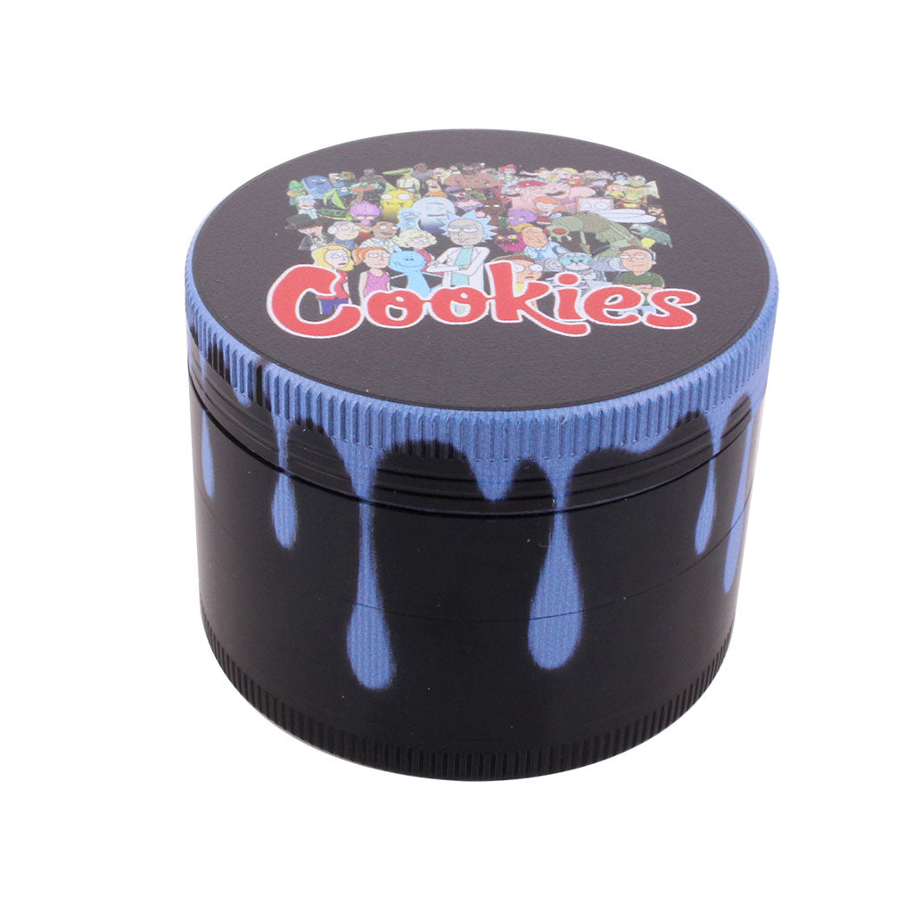 COLOR DRIP ALUMINUM 4-PIECE HERB GRINDER