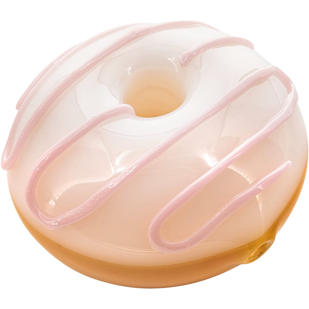 LA Pipes - "Frosted Donut" Glass Pipe