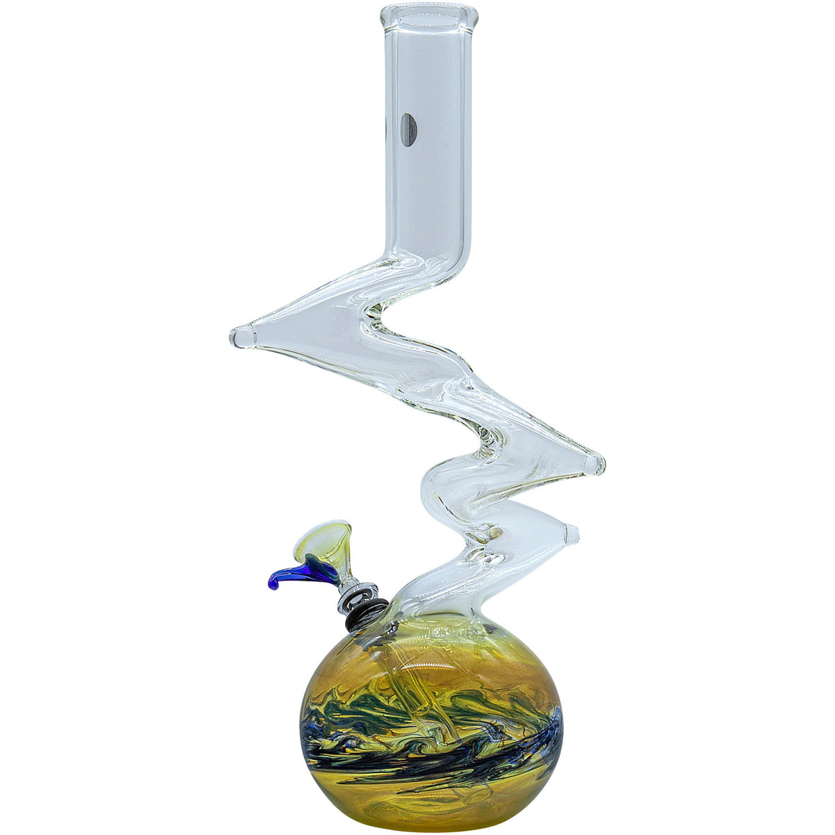 LA Pipes - "Switchback" Bubble Base Bong