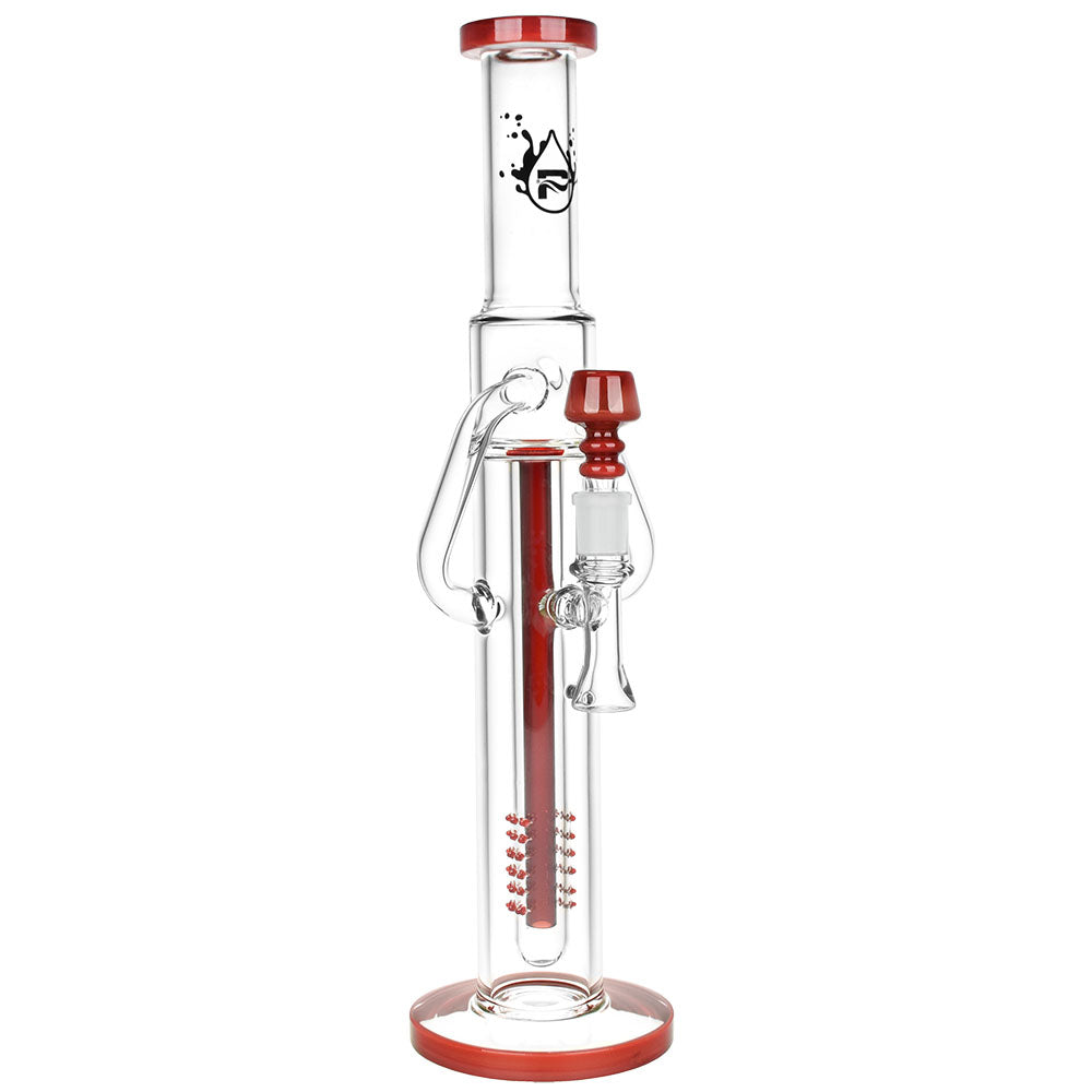 Pulsar ~ Deep Pocket Tube Recycler Water Pipe | 16" | 14mm F
