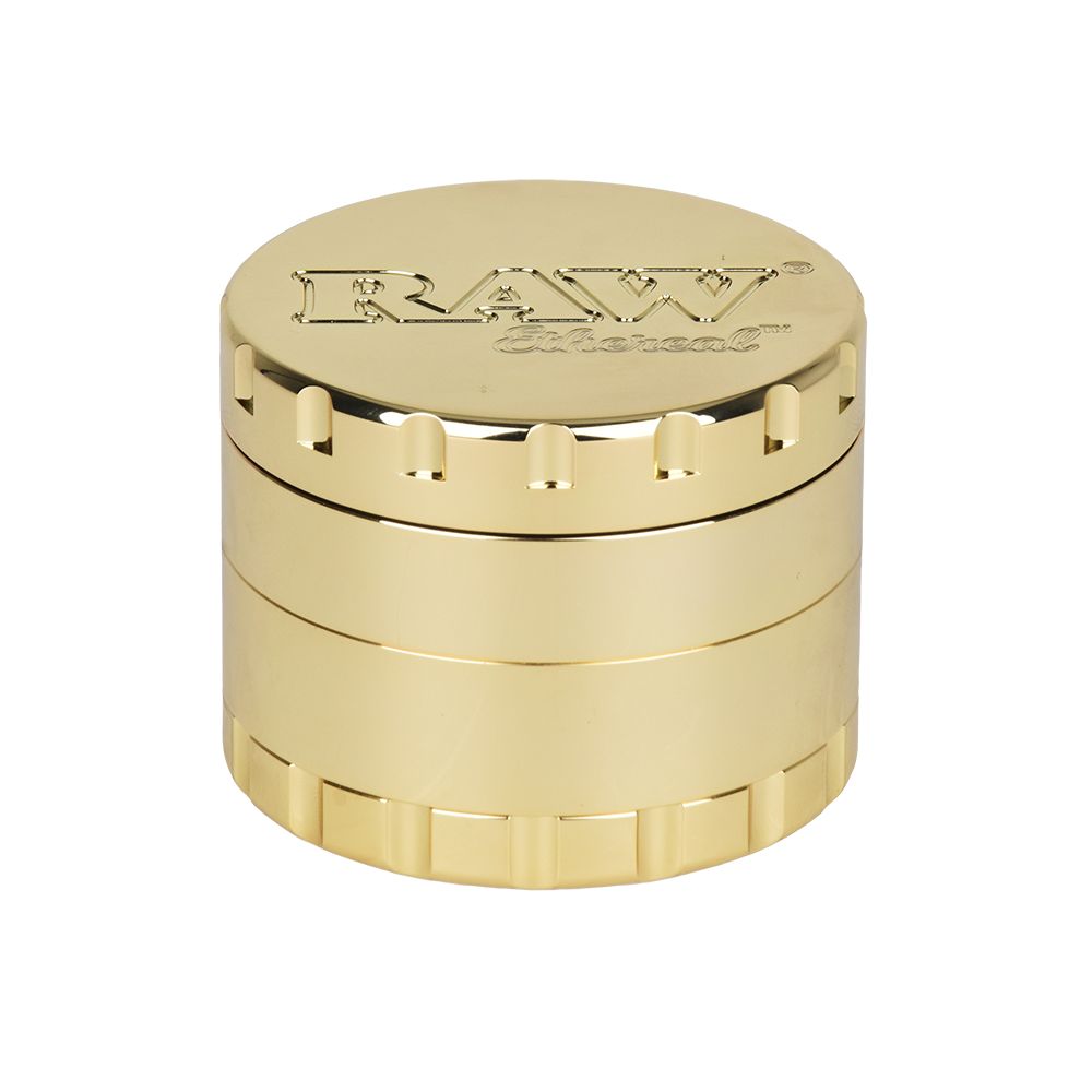 RAW - Ethereal Gold-Plated Stainless Steel Grinder - 4pc / 2.25"