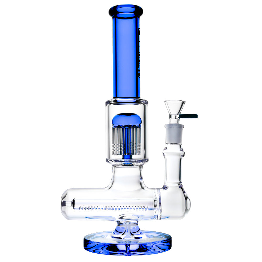 Pulsar ~ Jellyfish Inline Perc Water Pipe- 11"/14mm F/Colors Vary