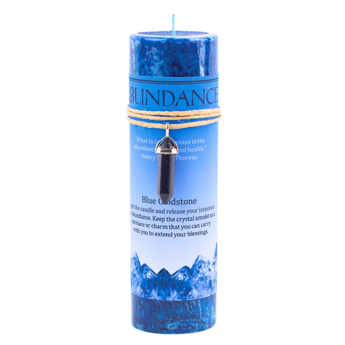 Crystal Energy Pillar Candle