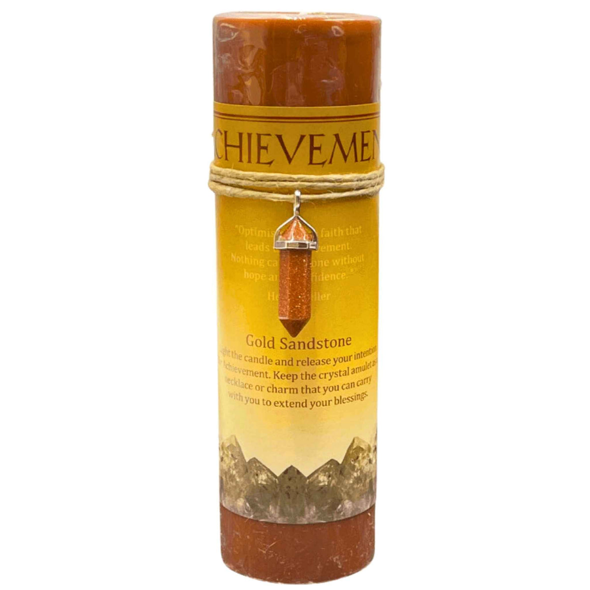 Crystal Energy Pillar Candle