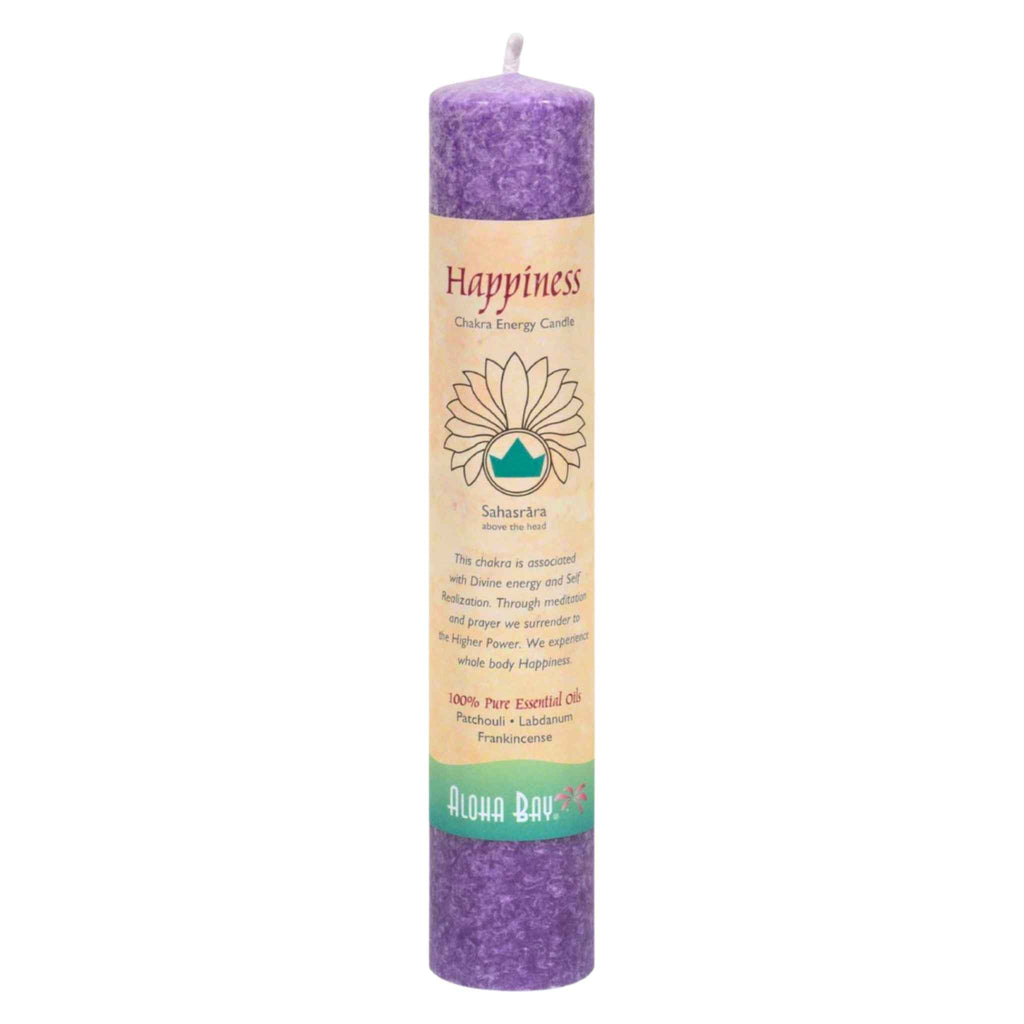 Aloha Bay 7 Chakra Energy Pillar Candle