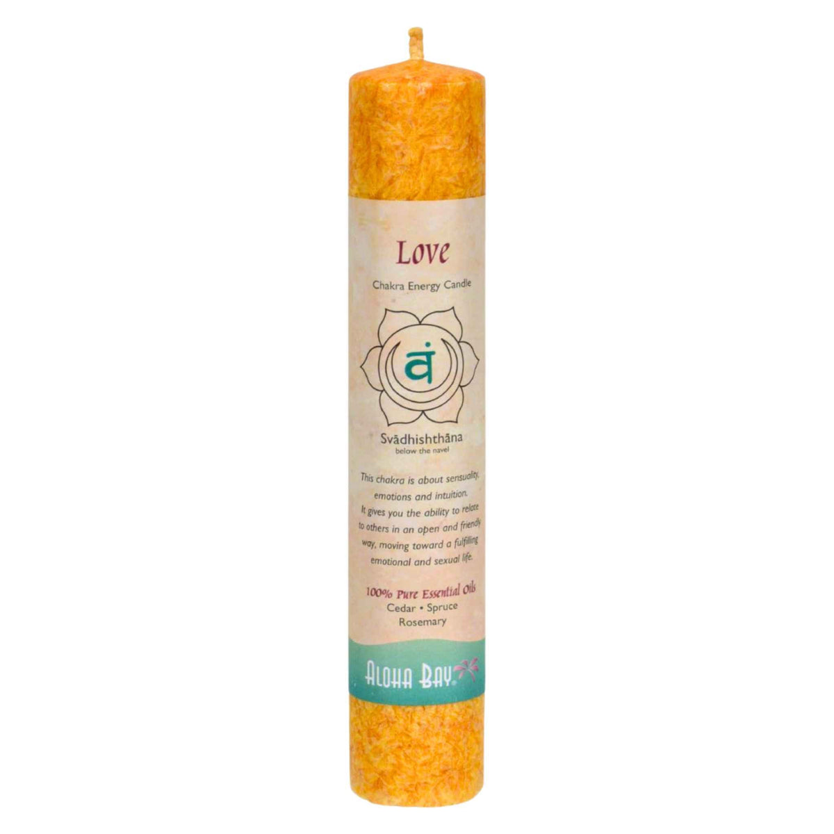 Aloha Bay 7 Chakra Energy Pillar Candle