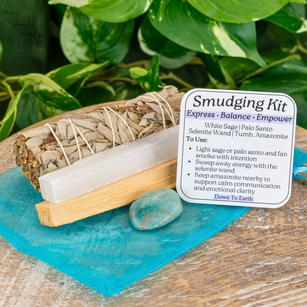 Amazonite Smudging Kit