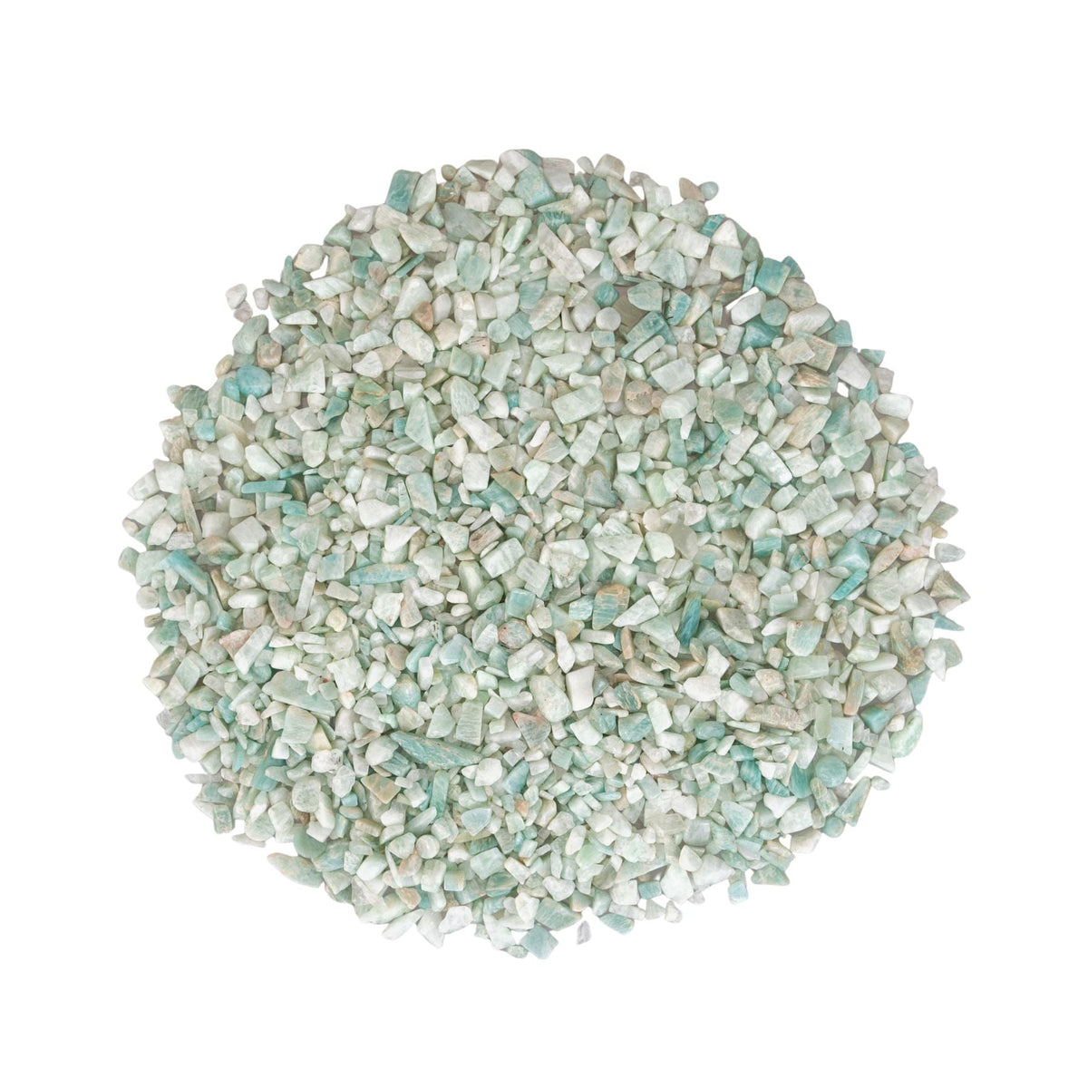 Amazonite Crystal Chips 1lb
