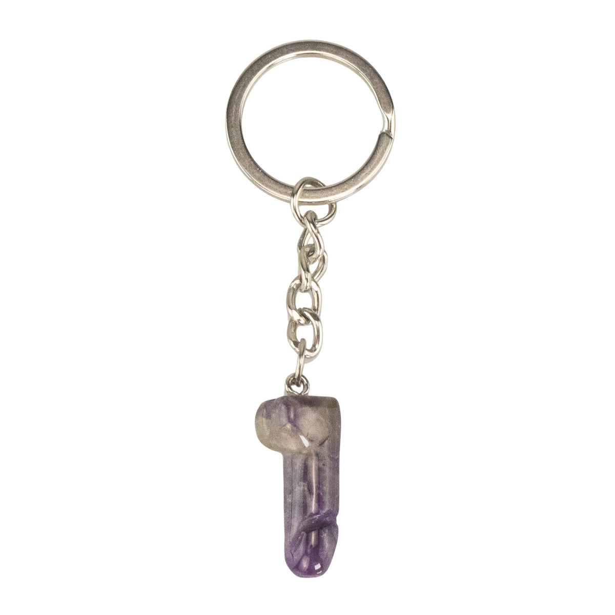 Crystal Phallus Keychain