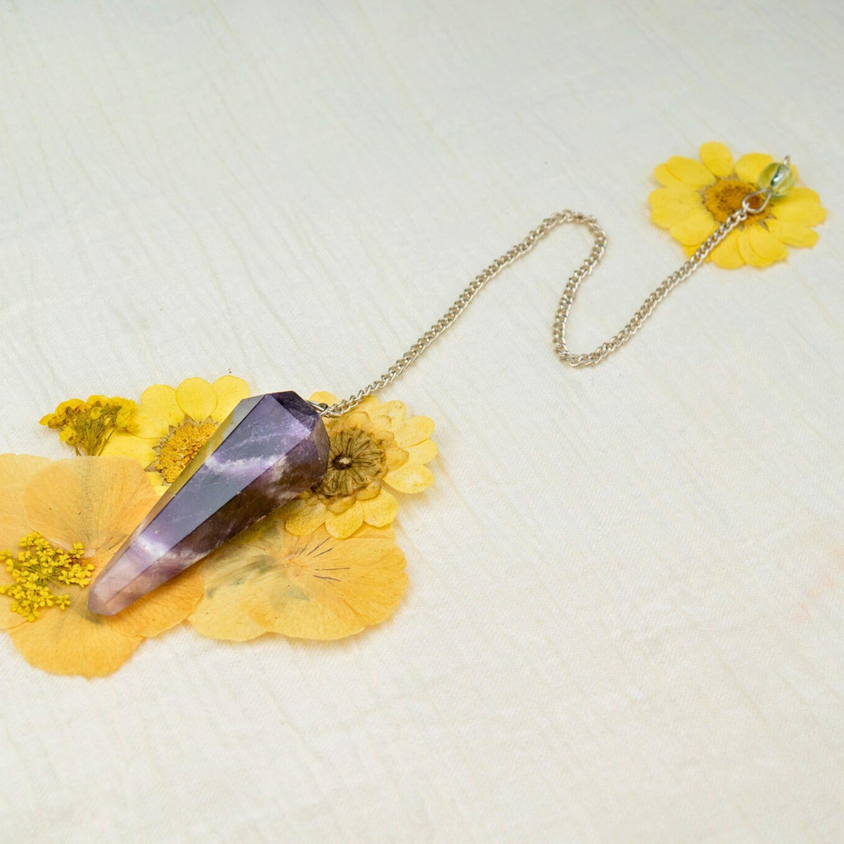 Amethyst Faceted Pendulum
