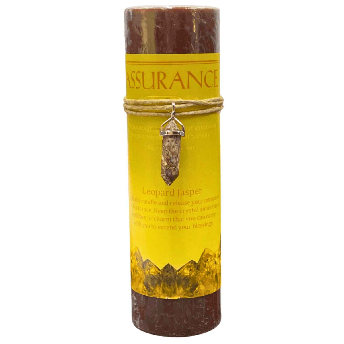 Crystal Energy Pillar Candle