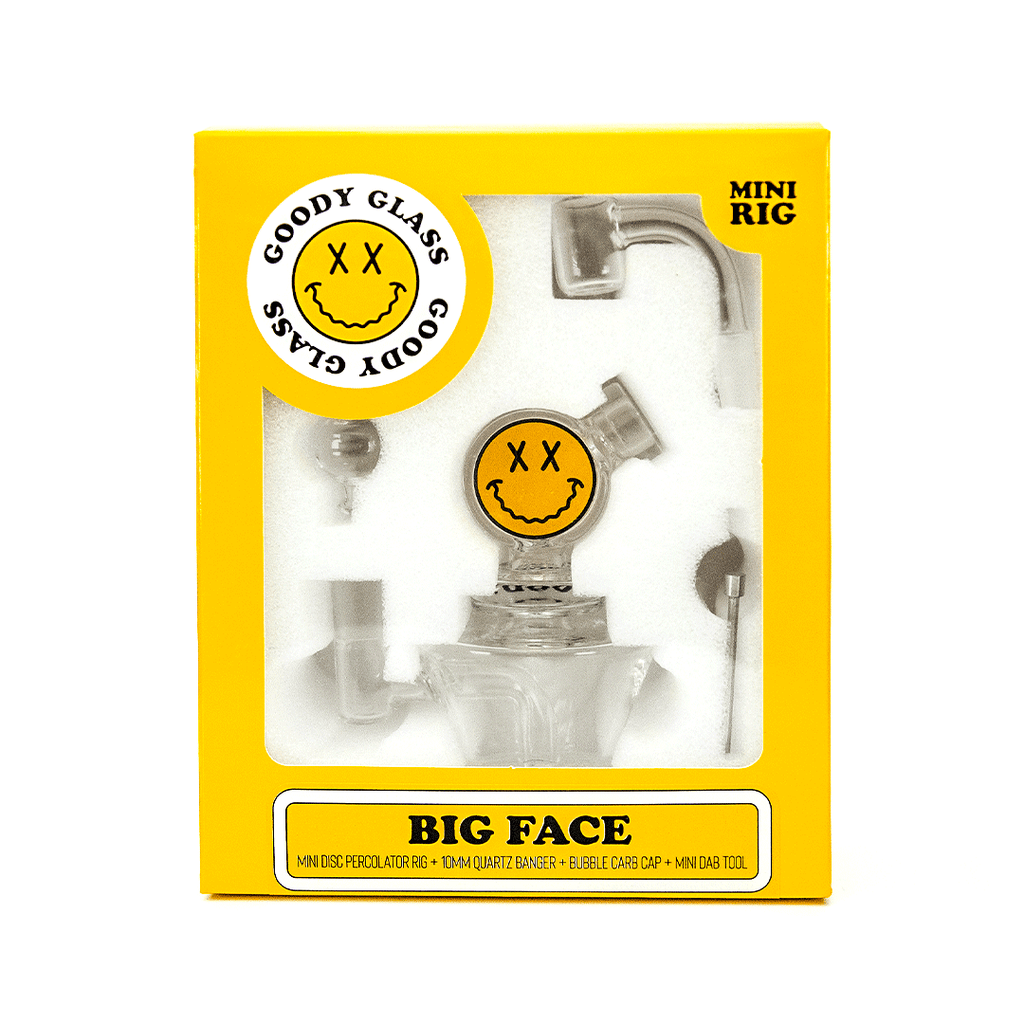 Goody Glass - Big Face Mini Rig 4-Piece Kit