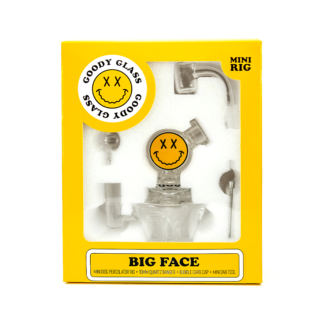 Goody Glass - Big Face Mini Rig 4-Piece Kit