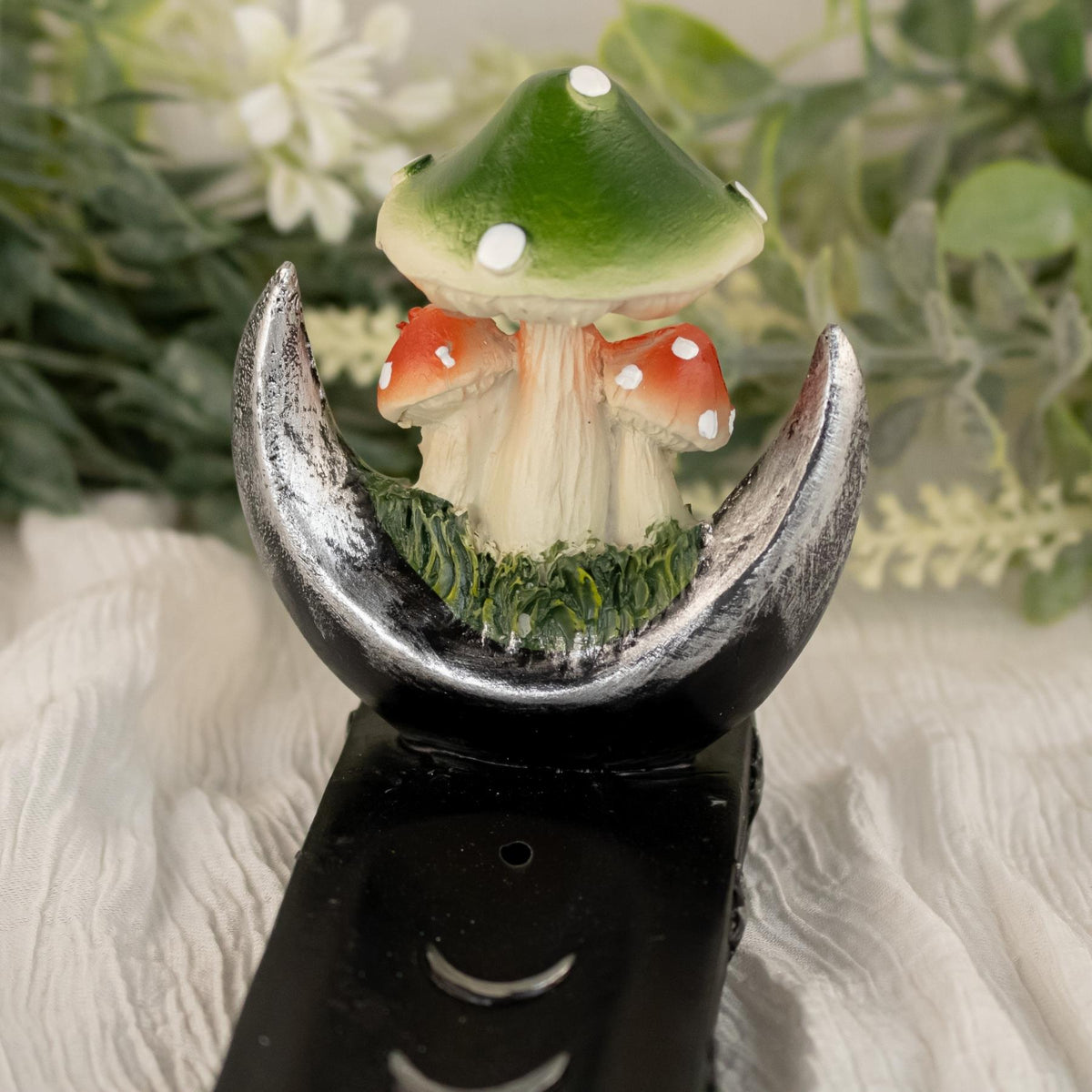 Black Mushroom Incense Burner