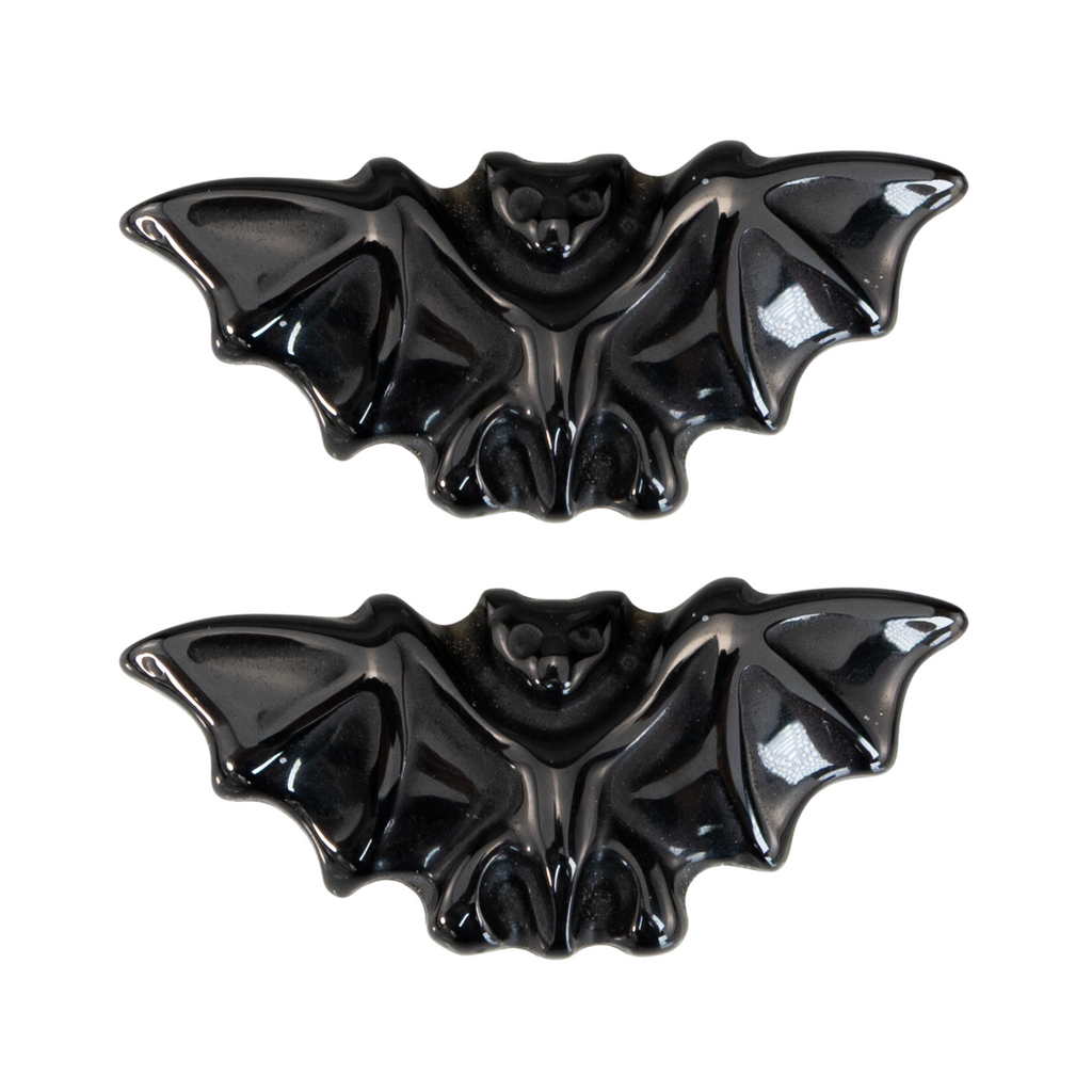Black Obsidian Carved Bat